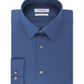 Calvin Klein Men's Slim Fit Stretch Flex Collar Dress Shirt Blue Size 17x32-33-XL