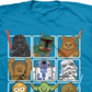 Star Wars Little Boys Squares T-Shirt Turquoise 5