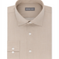 Michael Kors Men's Airsoft Stretch Non Iron Performance Solid Dress Shirt Beige Size 17.5x36-37-XL