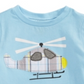 First Impressions Baby Boys Cotton Helicopter T-Shirt Size 3-6 Months Blue Size 3-6 Months