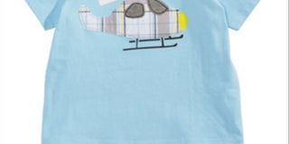 First Impressions Baby Boys Cotton Helicopter T-Shirt Size 3-6 Months Blue Size 3-6 Months