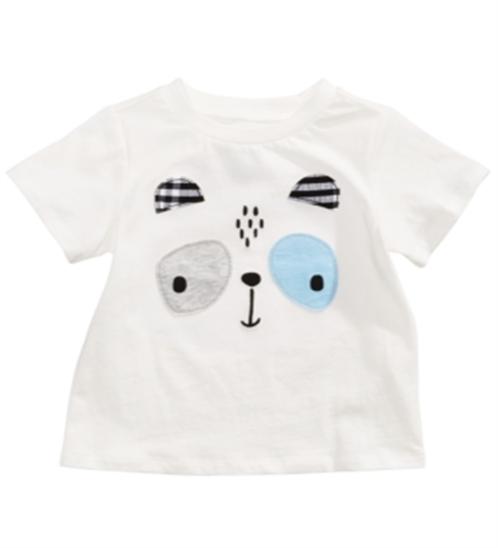 First Impressions Baby Boys Panda-Print Cotton T-Shirt  White Size 3-6 Months