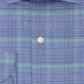 Tommy Hilfiger Men's THFlex Supima Performance Stretch  Check Dress Shirt Blue Size 15.5X32-33