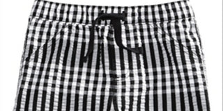 First Impressions Baby Boys Gingham Shorts Black Size 3-6 Months