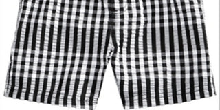 First Impressions Baby Boys Gingham Shorts Black Size 3-6 Months