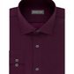 Michael Kors Men's Patterned Collared Dress Shirt Wine Size 16.5X34-35