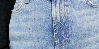 Free People Women's Relaxed Straight Slouch Jeans - Yucca Valley Indigo Blue Size 30