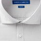 Vince Camuto Men's Slim-Fit Comfort Stretch Solid Dress Shirt  Gray Size 15.5X34-35