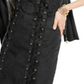INC Women's Lace-up Faux-Suede Dress  Black Size XL
