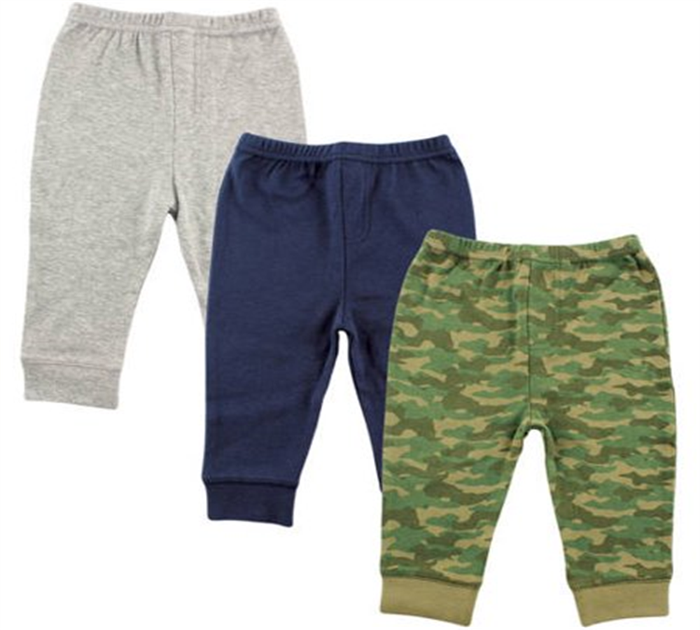 Luvable Friends Baby and Toddler Boy Cotton Pants 3pk Camo Size 18-24 Months