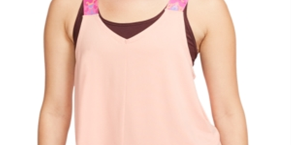 Nike Women's Future Femme Elastika Tank Pink Size XS