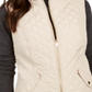 Charter Club Women's Quilted Stand-Collar Vest  Sedona Dust  Size XL
