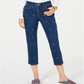 Charter Club Women's Embroidered Tummy-Control Crop Dia Wash Size  4