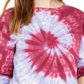 Rebellious One Women's Tie Dye Printed Long Top Purple Size Small