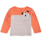 First Impressions Baby Boy's Dog Print Pocket T-Shirt Orange Rise Size 6-9 MOS