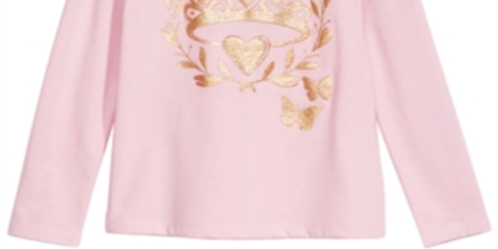 Epic Threads Toddler Girl's Butterfly Tiara Top Pink Size 4T