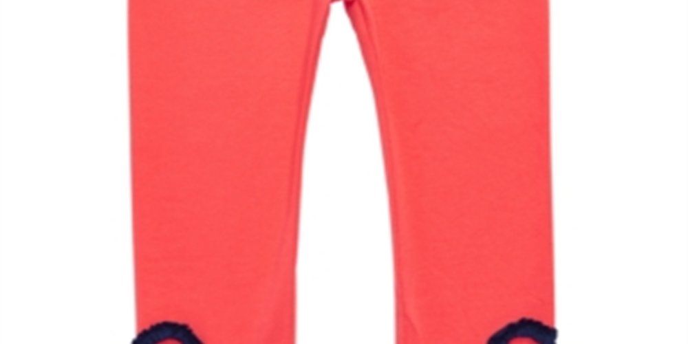 First Impressions Baby Girl's Bow Trim Leggings Orange Size 12 MOS