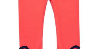 First Impressions Baby Girl's Bow Trim Leggings Orange Size 12 MOS