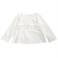 First Impressions Baby Girl's Cotton Ruffled T-Shirt White Size 18 MOS