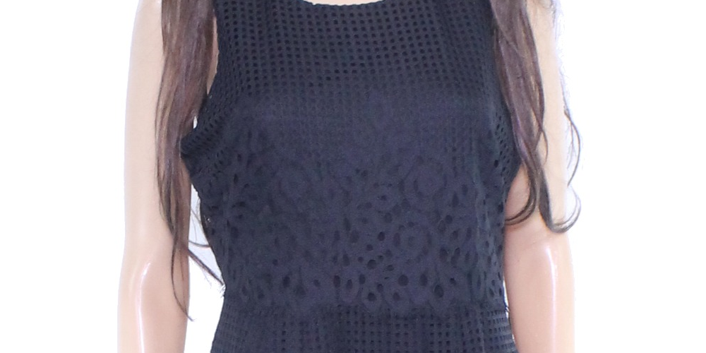 Alfani Women's Lace Midi Dress Navy Size 10