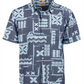 Quiksilver Men's Izu Island Shirt Blue Size X-Large