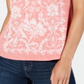 Style & Co Women's Graphic Print T-Shirt Pink Size Petite L