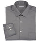 Van Heusen Men's Regular Fit Sateen Dress Shirt  Gray Size 17.5X34-35
