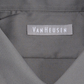Van Heusen Men's Regular Fit Sateen Dress Shirt  Gray Size 17.5X34-35