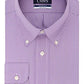 Kenneth Cole Men's Dress Shirt Regular Fit Checks and Stripes Purple Size 17.5x34-35