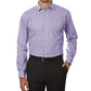 Kenneth Cole Men's Dress Shirt Regular Fit Checks and Stripes Purple Size 17.5x34-35