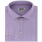 Kenneth Cole Men's Dress Shirt Regular Fit Checks and Stripes Purple Size 17.5x34-35