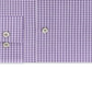 Kenneth Cole Men's Dress Shirt Regular Fit Checks and Stripes Purple Size 17.5x34-35