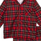 Little Me Girls Plaid Ruffle-Trim Pajama Set Infant Red Size 12 Months