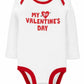 Carter's Baby Boy's & Girl's 1st Valentine's Day Bodysuit White Size 9 MOS
