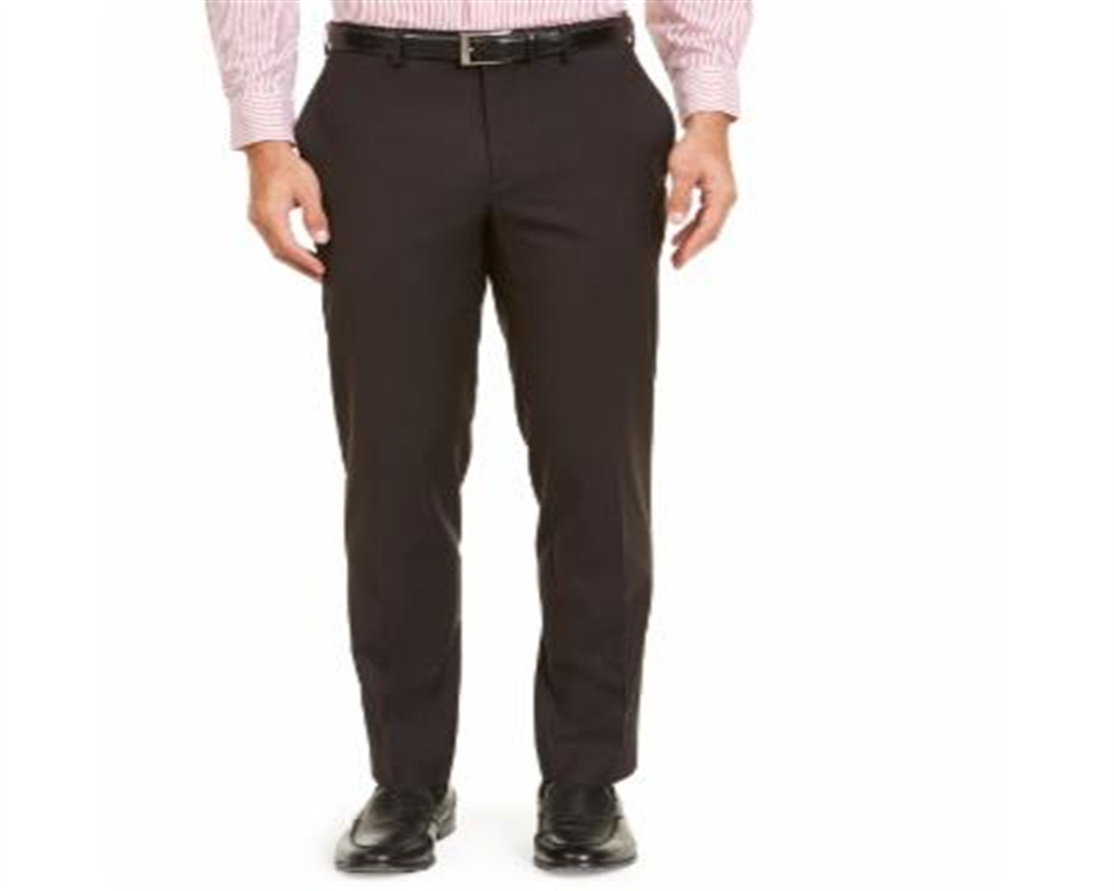 Lauren Ralph Lauren Men's Classic-Fit UltraFlex Stretch Mini Houndstooth Dress Pants Burgundy Size 33X30