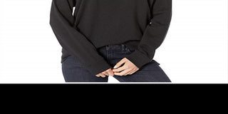 Levi's Women's Long-Sleeve Graphic Crewneck Fleece Black Size XL