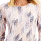 JM Collection Women's Raquel Rain Printed Jacquard T Casabella Size XXL