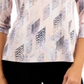 JM Collection Women's Raquel Rain Printed Jacquard T Casabella Size XXL