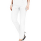 JM Collection Women's Studded Pull-on Pants White Size Petite XS
