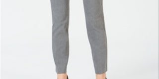 Alfani Women's Tummy Control Pull on Skinny Pants Gray Size 8PS