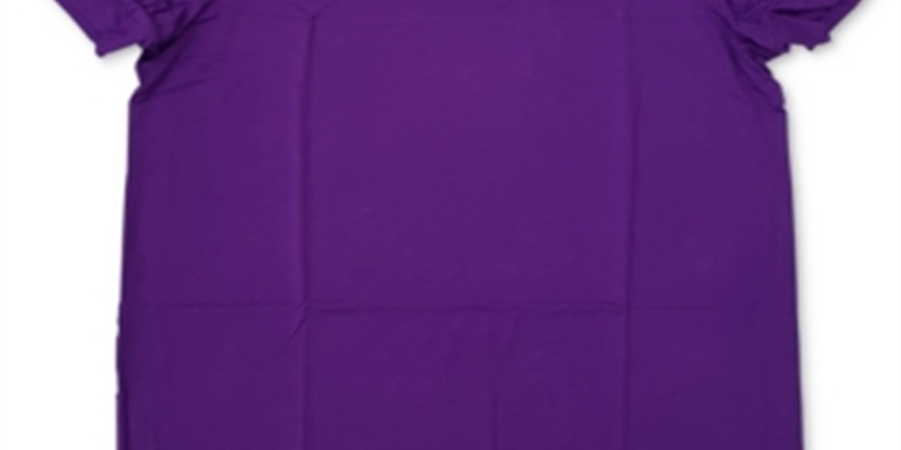 Charter Club Women's Short Sleeve Bow Neck Blouse Purple Size Small