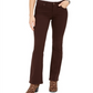 Style & Co Women's Tummy Control Bootcut Jeans Brown Size 10 Petite