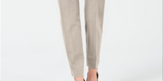 Alfani Women's Bi Stretch Hollywood Skinny Pants Beige Size 12 Petite