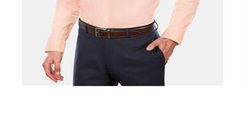 Tommy Hilfiger Men's Logo Graphic Collared Dress Shirt Orange Size 14.5X32-33