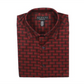 Alfani Men's Printed Athletic Fit Button Down Shirt Red Size M