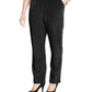 Alfred Dunner Women's Classics Pill on Corduroy Pants Black Size 24X4.5