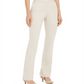 Alfani Women's Hardware Waist Trouser Pants Beige Size 8