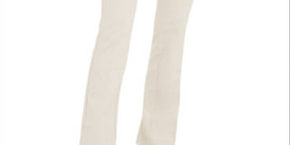 Alfani Women's Hardware Waist Trouser Pants Beige Size 8