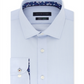 Tommy Hilfiger Men's Button Down Cotton Blend Slim Fit Shirt Blue Size 34-35