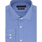 Tommy Hilfiger Men's Athletic Fit Performance Stretch Th Flex Collar Solid Dress Shirt Blue Size XL